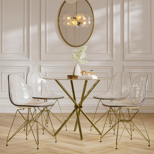 Casa Round Glass Dining Table