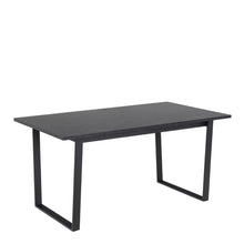 Load image into Gallery viewer, Amble Black Marble Effect Extendable Dining Table