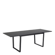 Load image into Gallery viewer, Amble Black Marble Effect Extendable Dining Table