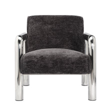 Load image into Gallery viewer, Haider Black Accent Chair