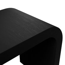 Load image into Gallery viewer, Lake Black Curved Side Table