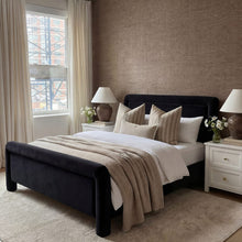 Load image into Gallery viewer, Leonie Black Double Bed
