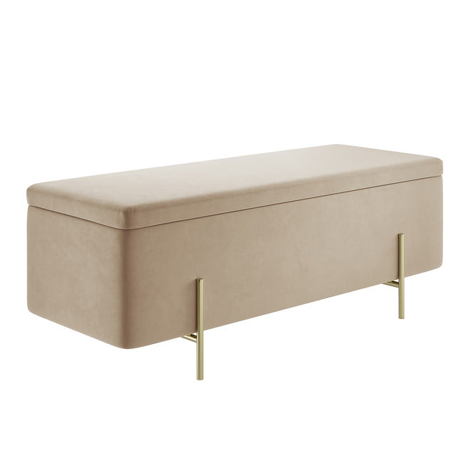 Lola Storage Ottoman Boucle