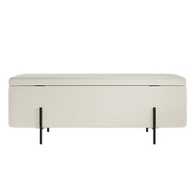 Load image into Gallery viewer, Lola Storage Ottoman Boucle