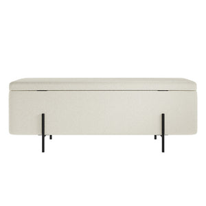 Lola Storage Ottoman Boucle