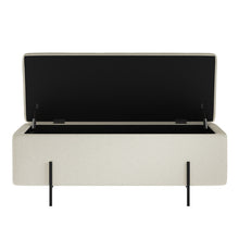 Load image into Gallery viewer, Lola Storage Ottoman Boucle