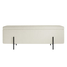 Load image into Gallery viewer, Lola Storage Ottoman Boucle