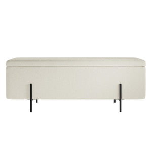 Lola Storage Ottoman Boucle