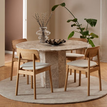 Load image into Gallery viewer, Naxos Round Table in Brown Marble