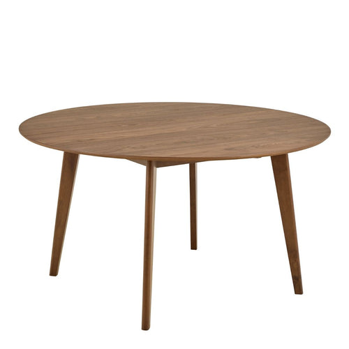 Roxby Round Dining Table in Walnut