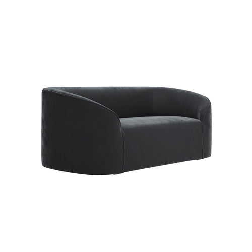 Zuma Black Velvet Sofa