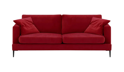 Covex Red 3 Seater Sofa