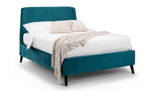 Frida Curved Velvet Bed