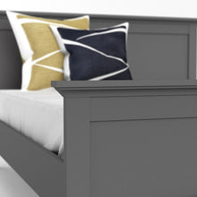 Load image into Gallery viewer, Kids Paris Single Bed in Matt Grey  -  (90 x 200) - The Home Collections