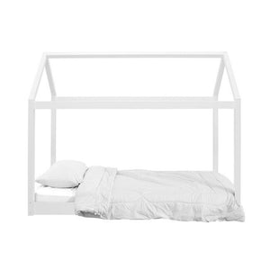 Kids Hickory House Bed White or Black - The Home Collections