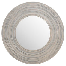 Load image into Gallery viewer, Grey Painted Round Textured Mirror