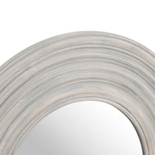 Load image into Gallery viewer, Grey Painted Round Textured Mirror