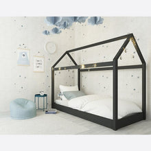 Load image into Gallery viewer, Kids Hickory House Bed White or Black - The Home Collections