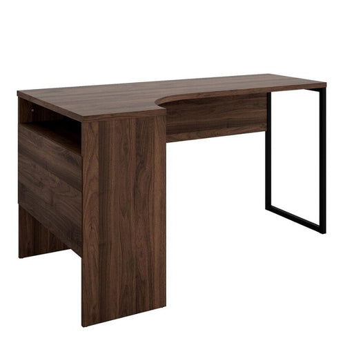 Home Office Function Plus Corner - Walnut - The Home Collections