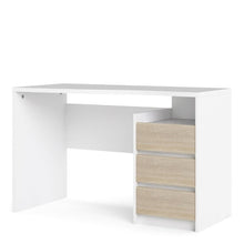 Load image into Gallery viewer, Function Plus Desk 3 drawers- White Oak