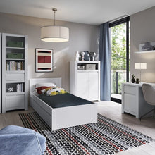 Load image into Gallery viewer, Kids Novi Single Bed in Alpine White - 90cm - The Home Collections