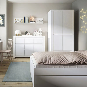 Kids Novi Double Bed in Alpine White - 120cm - The Home Collections