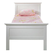 Load image into Gallery viewer, Kids Paris Single Bed in White -90 x 200 - The Home Collections