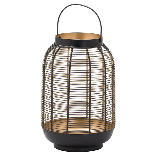 Medium Black Glowray Wire Lantern