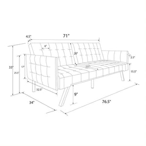 Emily Convertible Clic-Clac Sofa Bed