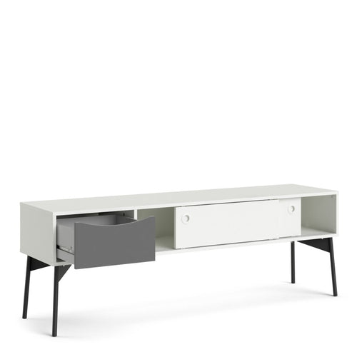 Fur Sliding Doors TV Unit