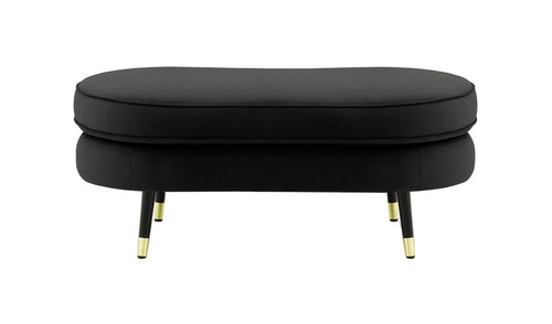 Kooper Black Footstool