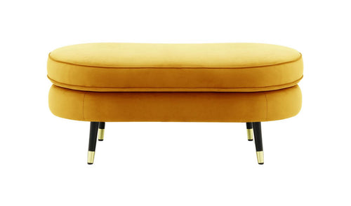 Kooper Mustard Footstool