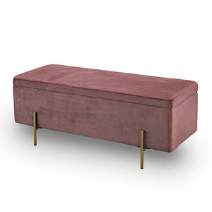 Lola Storage Ottoman Beige