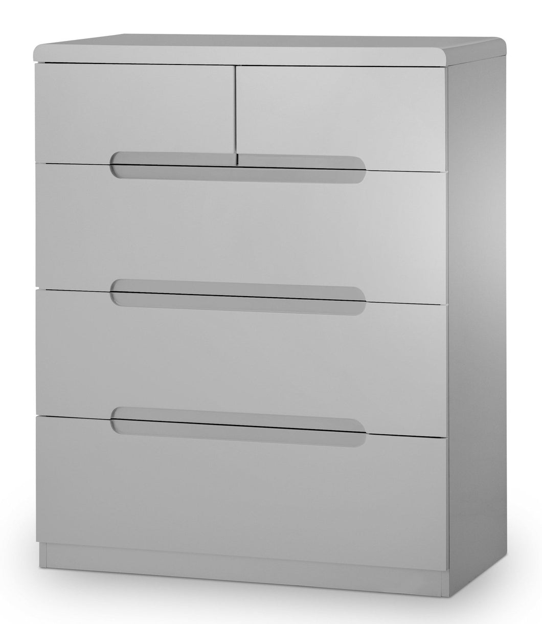Manhattan Grey 3+2 Drawer Chest