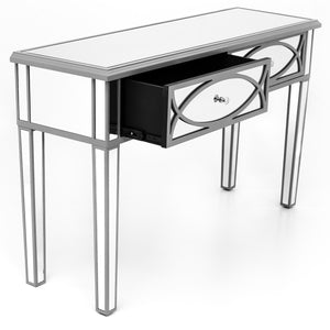 Paloma Mirrored Two Drawer Console