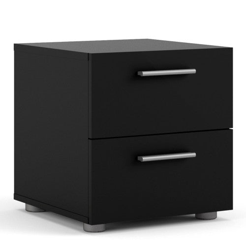 Pepe Black Bedside Cabinet