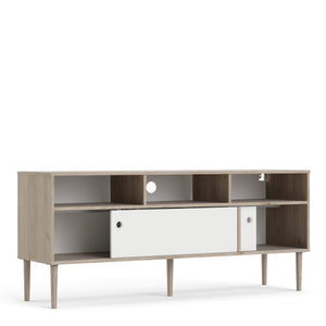 Rome Oak Sliding Doors TV Unit