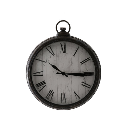 Rustic Pocket Watch Wall Clock