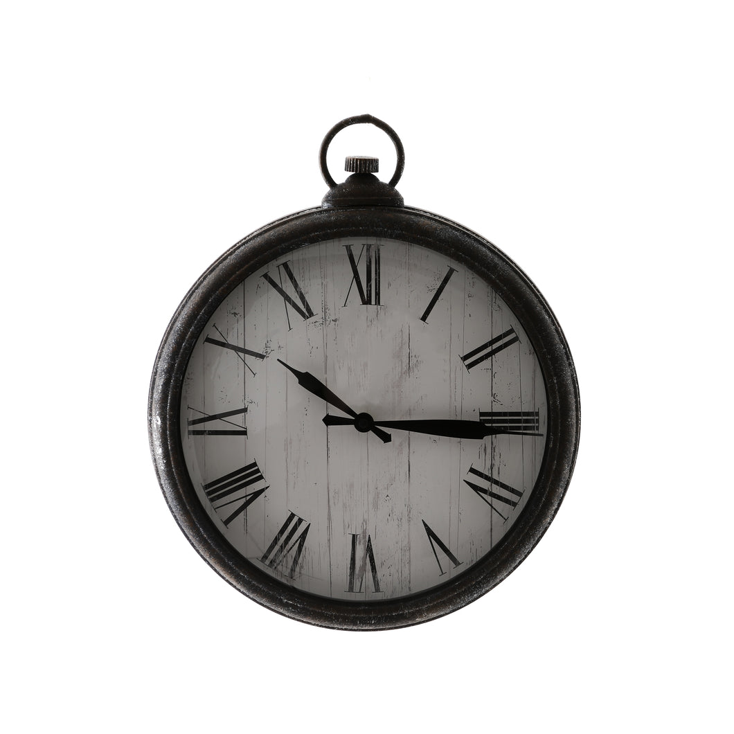 Rustic Pocket Watch Wall Clock