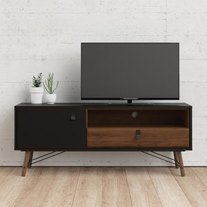 Rye Black TV Stand