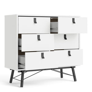 Ry White 6 Drawer Chest