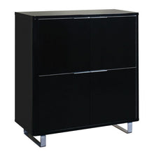 Load image into Gallery viewer, Accent 4 Drawer Storage Unit Black - The Home Collections