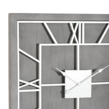 Load image into Gallery viewer, Williston Grey Square Wall Clock