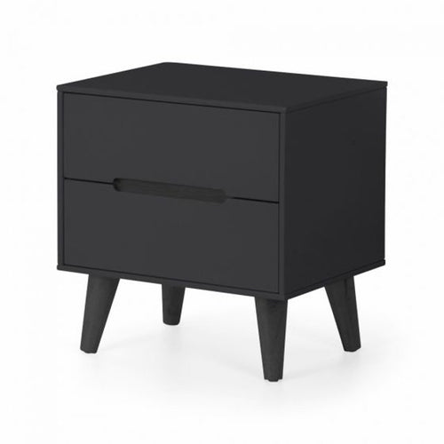 Alicia 2 Drawer Bedside - Anthracite