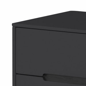 Alicia 2 Drawer Bedside - Anthracite