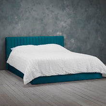 Load image into Gallery viewer, Berlin Teal Small Double Bed - The Home Collections