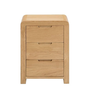 Curve 3 Drawer Bedside