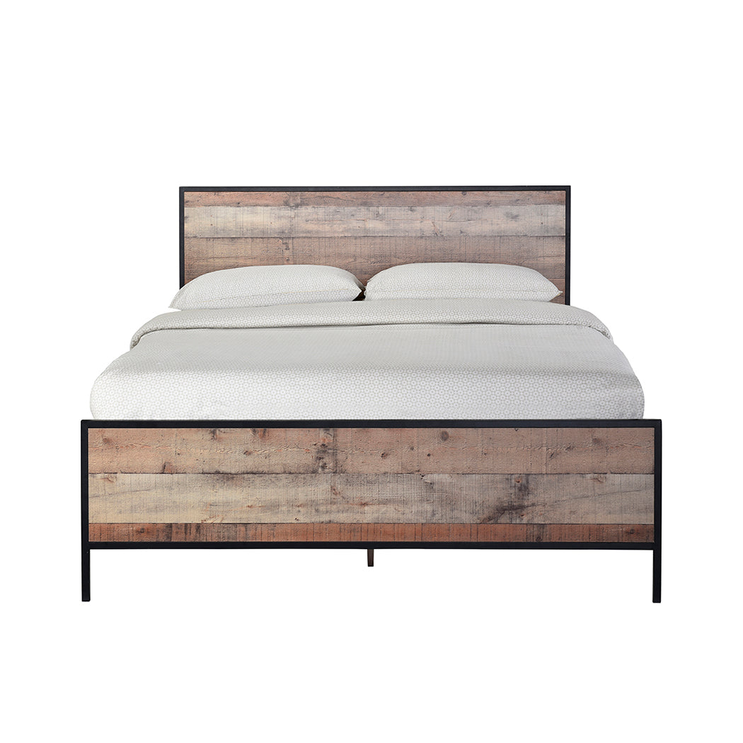 Hoxton 4.6 Double Bed Oak Effect - The Home Collections