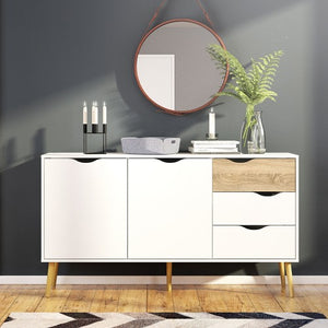 Oslo White Oak Drawer Sideboard